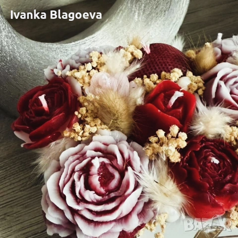 Вечен букет от ароматни свещи , снимка 10 - Декорация за дома - 49793176