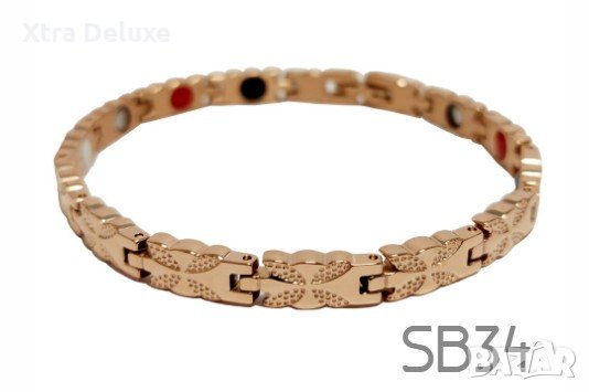 Дамска гривна/гривни Victoria Bells - 5в1 (с германиий и турмалин), снимка 6 - Гривни - 43489565