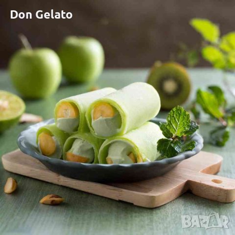 Суха смес за Тайландски сладолед ЗЕЛЕНА ЯБЪЛКА *Сладолед на прах ЗЕЛЕНА ЯБЪЛКА (1,3кг / 4-5 L Мляко), снимка 4 - Други - 37668044