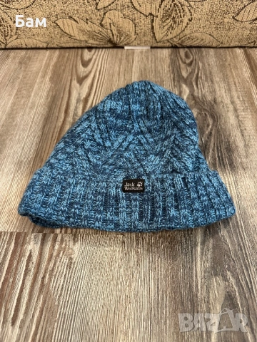 Оригинална дамска зимна шапка Jack Wolfskin размер универсален, снимка 2 - Шапки - 53010663