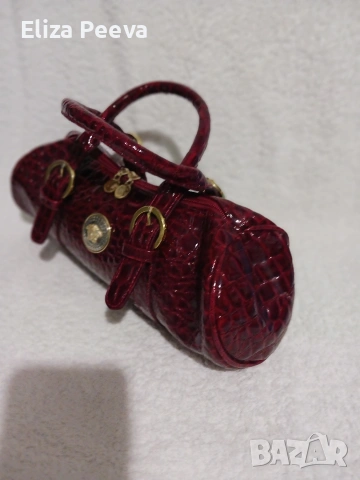 Чанта в цвят бордо, снимка 2 - Чанти - 53480081