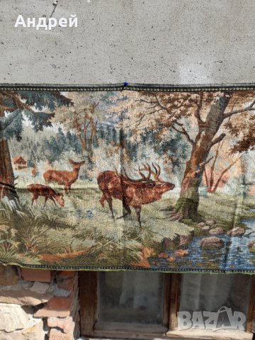 Старинен ковьор,покривка за стена #132, снимка 4 - Антикварни и старинни предмети - 37750660