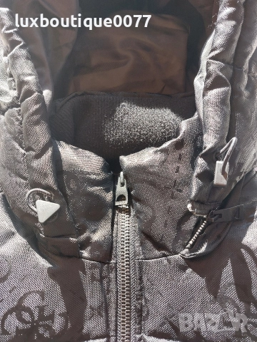 Използвано в много добро състояние зимно пухено яке Guess L, снимка 6 - Якета - 52828933