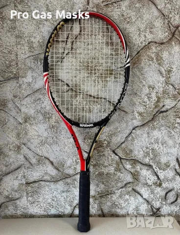 Професионална Тенис Ракета Tennis Racquet Wilson BLX Six One 95 sq inches 309 grams Grip 3 4 3/8 Нап, снимка 1 - Тенис - 49392516