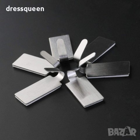 3205 6 БРОЯ САМОЗАЛЕПВАЩИ МЕТАЛНИ ЗАКАЧАЛКИ, снимка 6 - Други стоки за дома - 37356054