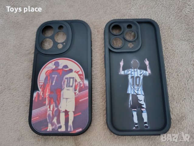 Кейсове с футболисти за iPhone 15, iPhone 15pro, iPhone 16 с Меси и Роналдо Messi and Ronaldo , снимка 7 - Калъфи, кейсове - 50805380