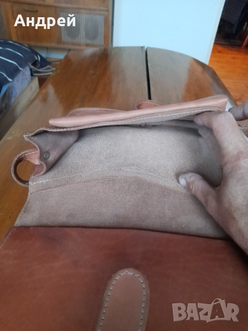 Стара дамска кожена чанта #29, снимка 7 - Други ценни предмети - 52216788