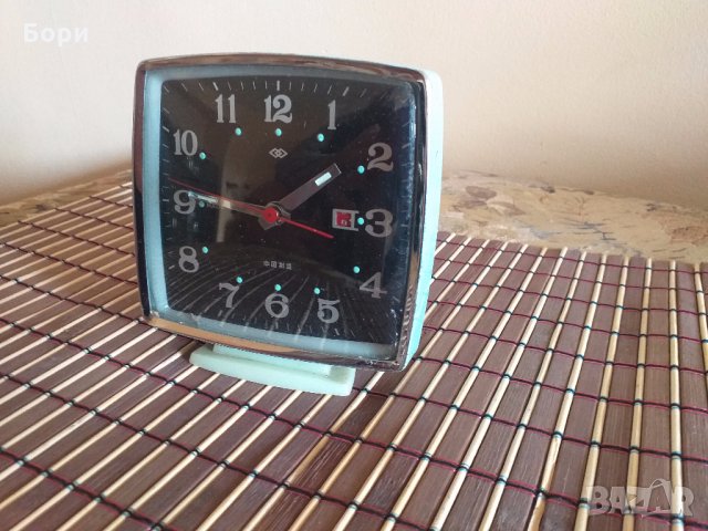 Стар механичен Будилник часовник, снимка 2 - Други - 28383740