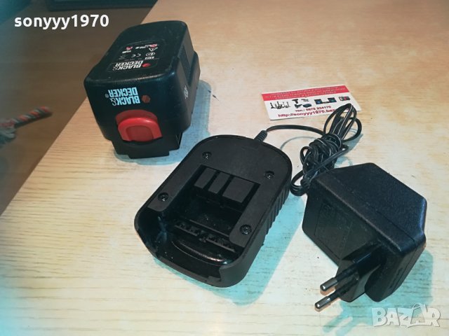 black & decker battery 18v+charger 0805211835, снимка 4 - Винтоверти - 32803840