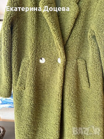 Зелено палто Teddy Bear, снимка 5 - Палта, манта - 43400390