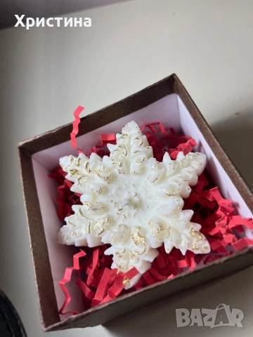 Подарък за Коледа (соева ароматна свещ )