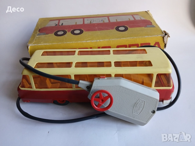 Стара полска играчка автобус., снимка 2 - Колекции - 52865751