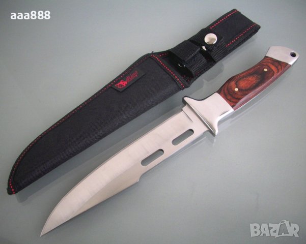 Ловен нож COLUMBIA A02 USA SABER (Jin Lang) с кания, снимка 2 - Ножове - 44016608