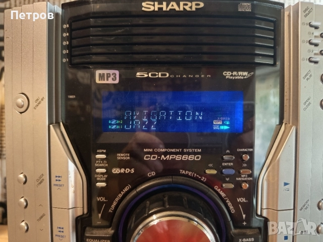 Аудио Система "Sharp" CD-MPS660 , снимка 5 - Аудиосистеми - 51681091