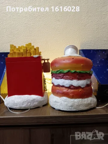 LED магазини за Бургери и Пържени картофки на MAGIC VILLAGЕ., снимка 4 - Декорация за дома - 47768098