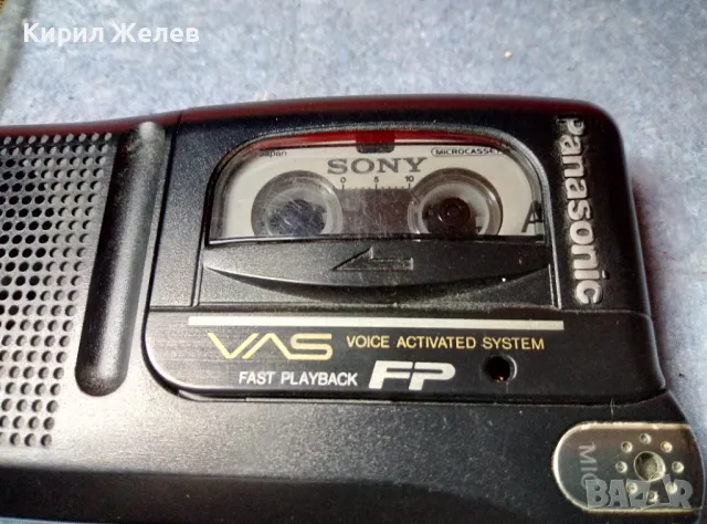 PANASONIC Стар РЕПОРТЕРСКИ КАСЕТОФОН с НУЖДА от ЛЕК РЕМОНТ и КАСЕТКА SONY 26500, снимка 5 - Антикварни и старинни предмети - 47561728