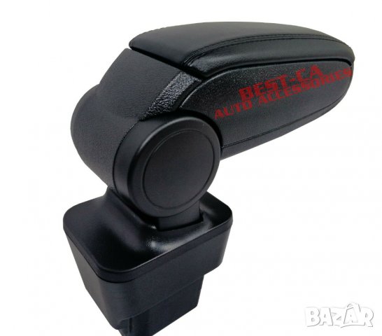 Черен кожен подлакътник за Опел Астра Х / Opel Astra H (2004-2010), снимка 3 - Аксесоари и консумативи - 36787087