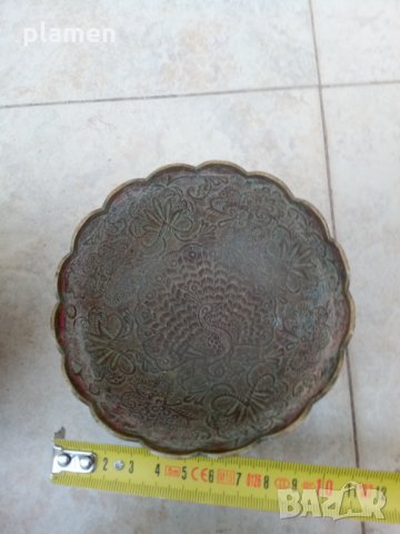 Стари индийски бронзови фруктиери купи, снимка 2 - Антикварни и старинни предмети - 33665202