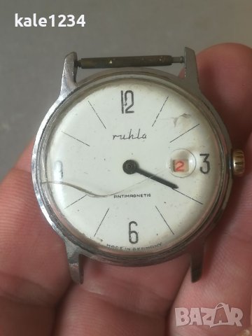 Мъжки часовник Ruhla. UMF 24. Vintage watch. Made in Germany. Механичен механизъм , снимка 2 - Мъжки - 40608610