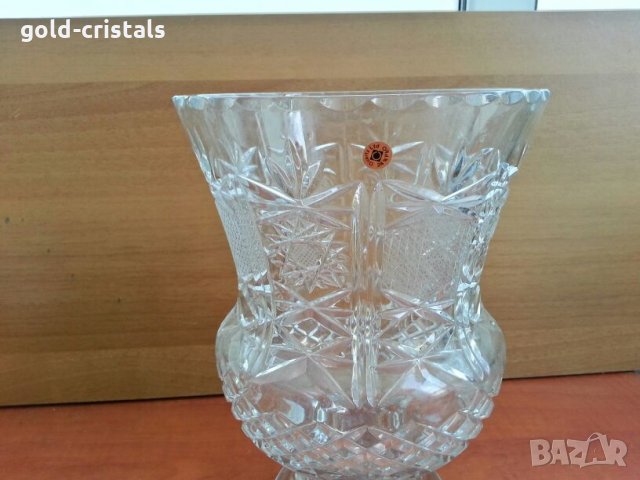кристална купа ваза фруктиера, снимка 7 - Антикварни и старинни предмети - 27012231