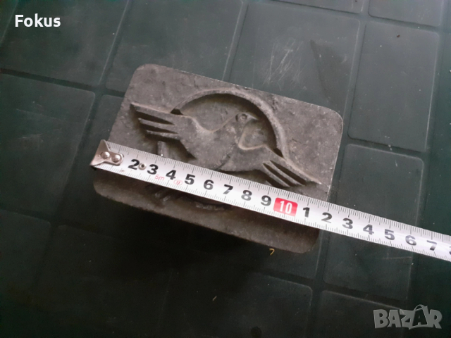 Стар метален пепелник самолет, снимка 6 - Антикварни и старинни предмети - 53306721