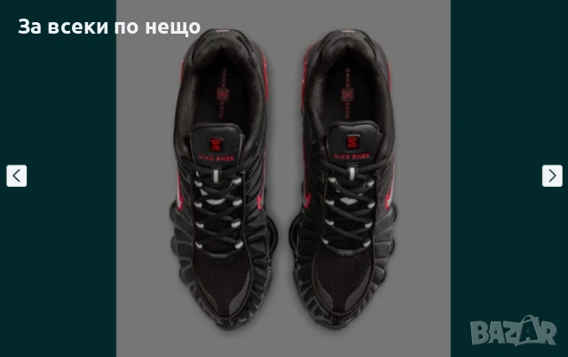 Nike Shox TL Мъжки Маратонки С Кутия👟Мъжки Спортни Обувки Черно и Червено Код S411, снимка 8 - Маратонки - 53265661