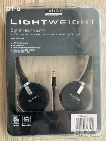 Стерео слушалки Technika light weight