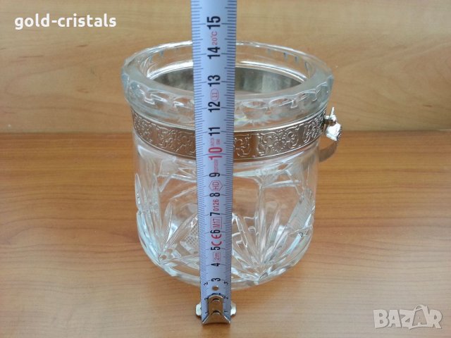 Кристална лекарка купа, снимка 4 - Антикварни и старинни предмети - 32737921