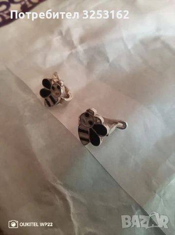 детски сребърни обеци , снимка 7 - Обеци - 50773076