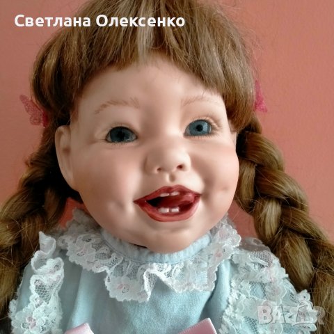 Порцеланова кукла Sunshine Cindy Rolfe Reproduction 1990  , снимка 11 - Колекции - 37990144