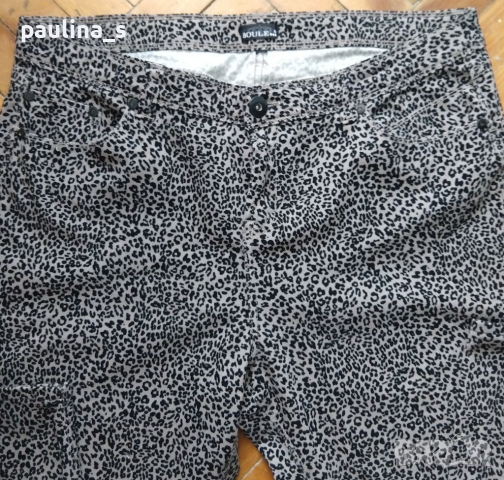 Дамски еластични дънкови панталони / цветни дънки / голям размер , снимка 4 - Дънки - 36550214