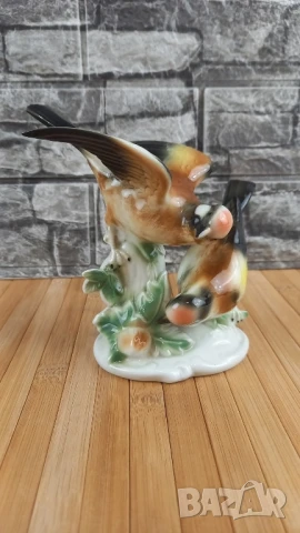 Порцеланова фигурка с две птички - Wagner & Apel