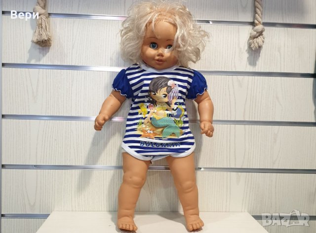 Ново бебешко моряшко боди с трансферен печат Русалка, 3-6 месеца, снимка 5 - Бодита за бебе - 29050325