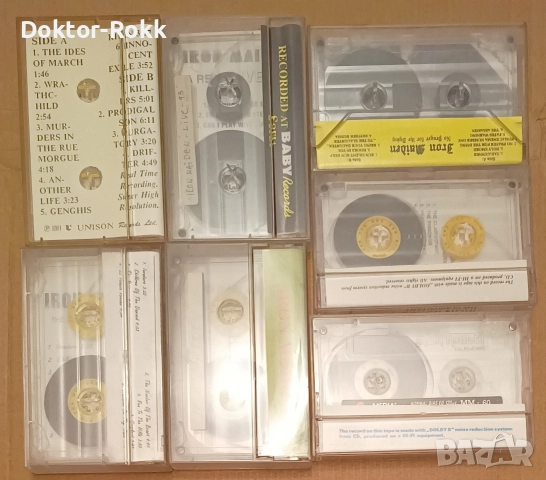 Iron Maiden - аудио касети , снимка 3 - Аудио касети - 52744228