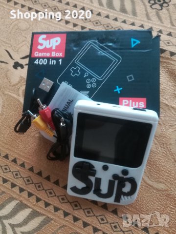 Sup Game Box преносима конзола с 400 ретро игри, бяла, снимка 5 - Друга електроника - 37430764