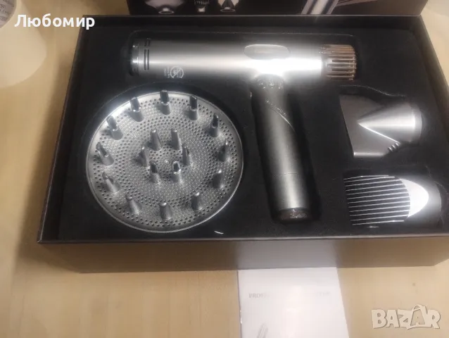 Професионален сешоар CkeyiN 110000 RPM безчетков сешоар с отрицателни йони Супер мощен салонен, снимка 3 - Сешоари - 47465529