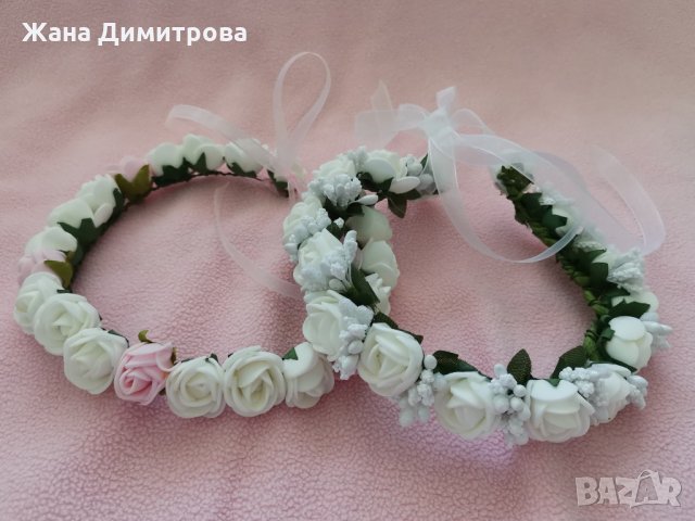Ръчно изработени венчета , снимка 2 - Аксесоари за коса - 33662849