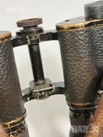 стар немски военен бинокъл Carl Zeiss Jena Marineglas 6x    1/3, снимка 5 - Антикварни и старинни предмети - 47972009