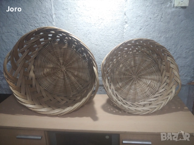  два плетени коша, снимка 5 - Декорация за дома - 53566184