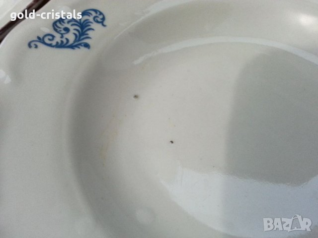 Стар български порцелан чинии дълбоки, снимка 7 - Антикварни и старинни предмети - 33422942