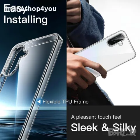 Прозрачен Кейс SPACE CASE за Samsung Galaxy A36, снимка 2 - Калъфи, кейсове - 49978414