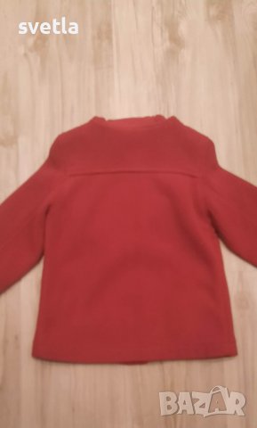 Червено палто за момиче , снимка 2 - Детски якета и елеци - 40097419