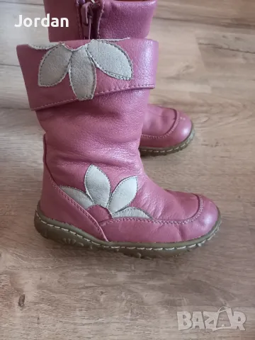 Детски ботушки F&F естествена кожа, снимка 4 - Детски боти и ботуши - 48437746