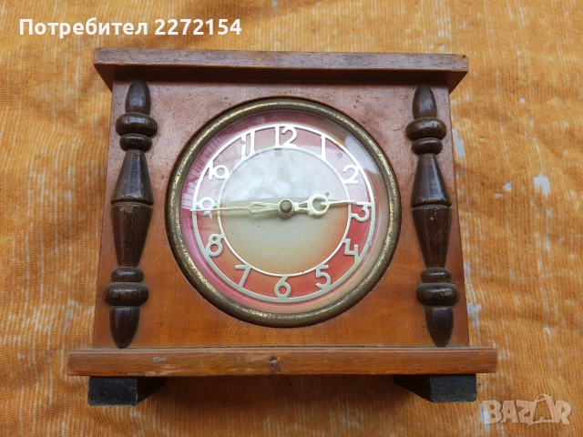 Каминен часовник, снимка 2 - Антикварни и старинни предмети - 51592574