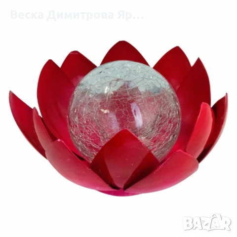 LED слънчев градински соларен панел с 3 светещи лампи цветя, снимка 6 - Лед осветление - 51151929