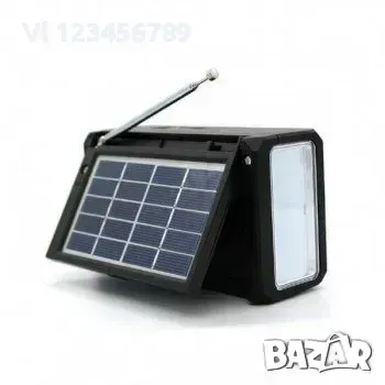 Соларно Радио с фенер,Bluetooth,USB,SD+LED Фенер JR-097 BTS, снимка 5 - Радиокасетофони, транзистори - 49732532