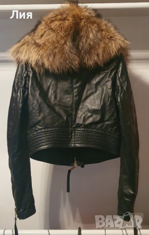 Дамско яке Dsquared2 естествена кожа, снимка 4 - Якета - 38878134