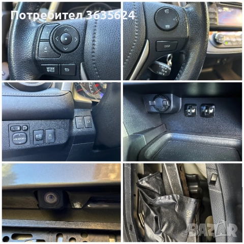 Toyota Rav4 2, 2 D-4D, 4X4, 189 600км, ПЪЛНА СЕРВИЗНА ИСТОРИЯ, снимка 13 - Автомобили и джипове - 52125649