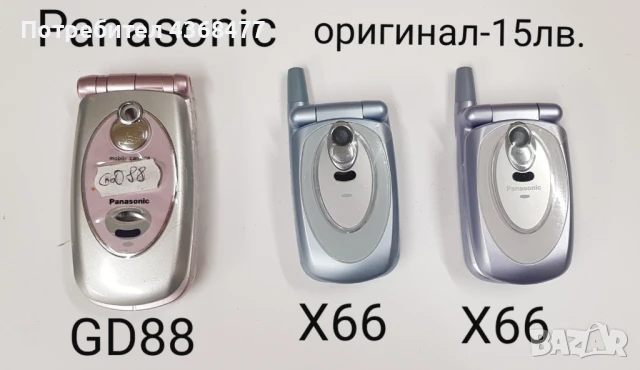 ОРИГИНАЛНИ ПАНЕЛИ за PANASONIC GD88, PANASONIC X66