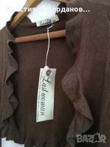 Нежна кашмир жилетка с етикет, снимка 2 - Жилетки - 49055741